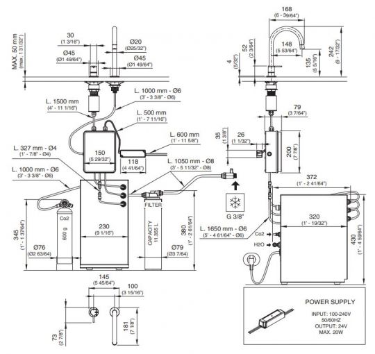 Кран для кухонной мойки Cea Design ETW 03 ФОТО