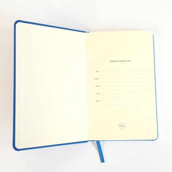 Бизнес-блокнот Simply Firm голубой