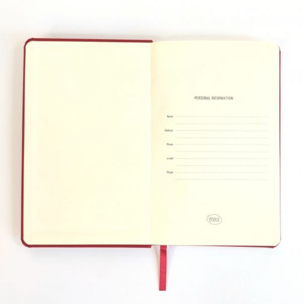 Бизнес-блокнот Simply Firm красный