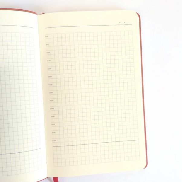 Бизнес блокнот Simply Flex красный