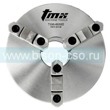 Токарный патрон TMX7100-0030П 160мм (крепление ГОСТ 12593)