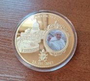 Ватикан Медаль "Папа Франциск" 2014 год Proof