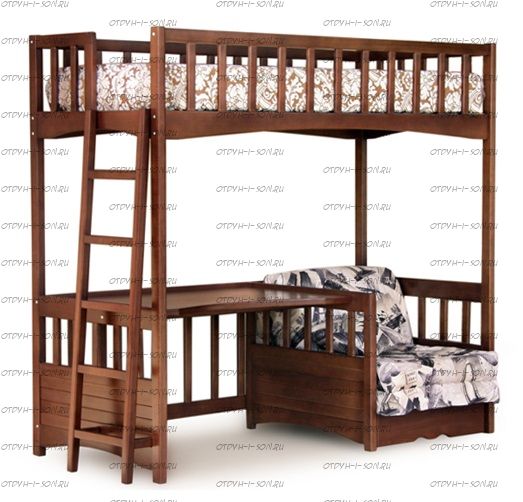 Кровать-чердак домик IR6