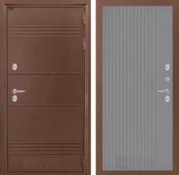 Входная дверь Лабиринт Термо Лайт 29 Серый софт