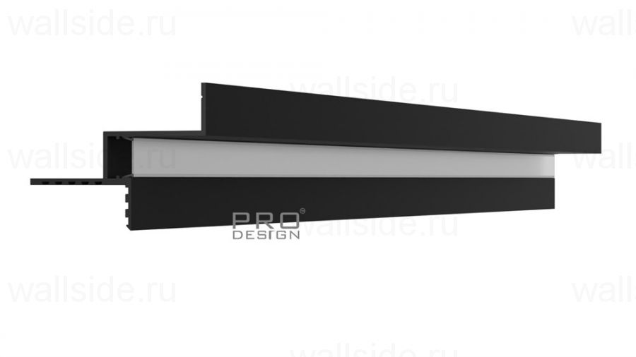 Pro Design Gipps 602 теневой потолочный профиль Чёрный