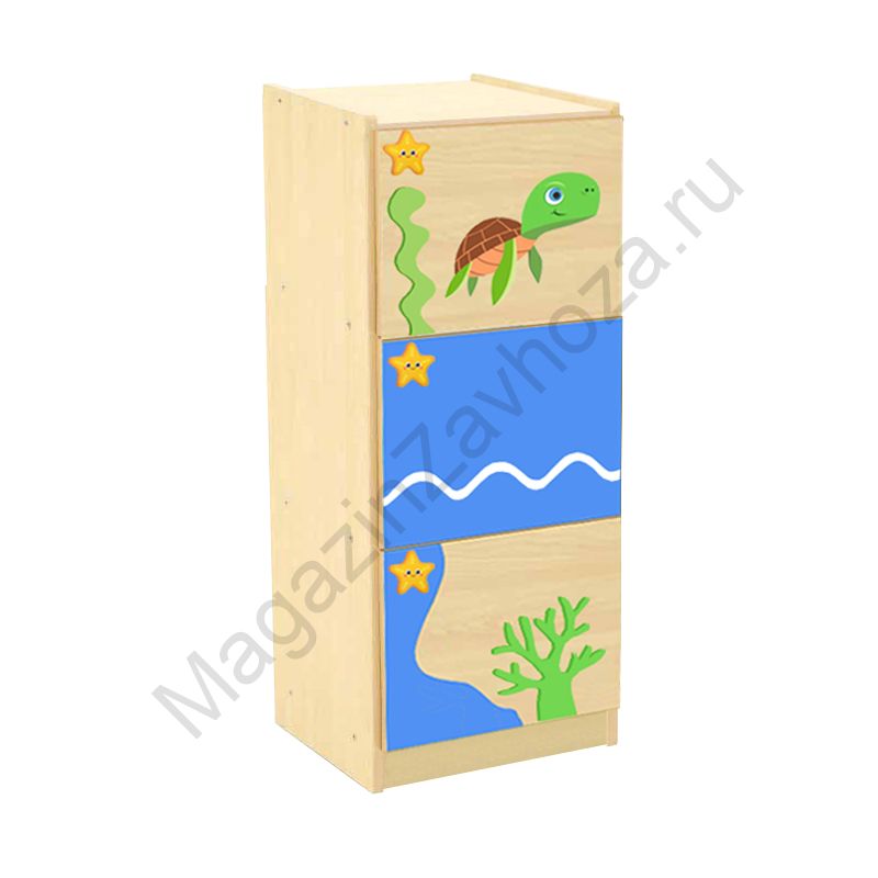 СТЕНКА ДЕТСКАЯ МОДЕЛЬ 8-16 С ДЕКОРАТИВНЫМИ НАКЛАДКАМИ - 2