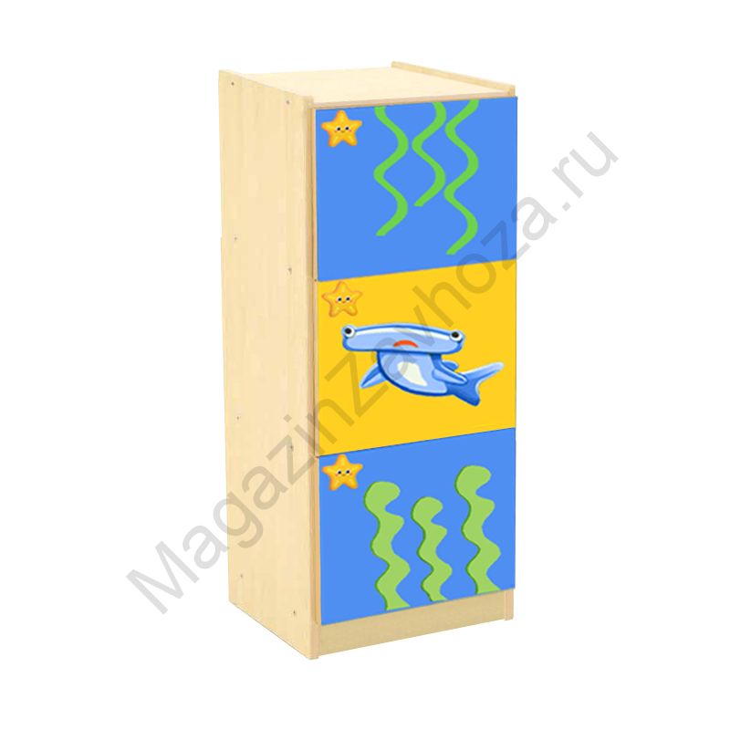 СТЕНКА ДЕТСКАЯ МОДЕЛЬ 8-18 С ДЕКОРАТИВНЫМИ НАКЛАДКАМИ - 2