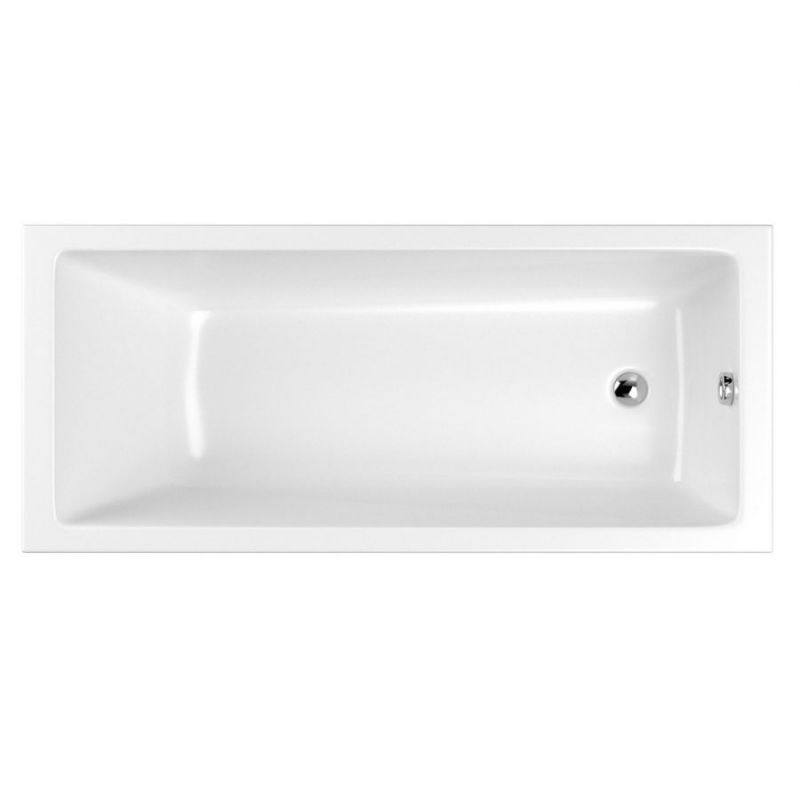 Акриловая прямоугольная ванна WHITECROSS Wave Slim 150x70, 0111.150070.100
