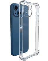 Чехол прозрачный противоударный с защитой камеры для iPhone 13 (на айфон 13)