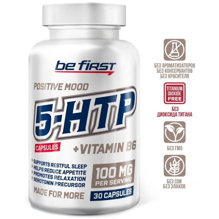 Be First - 5-HTP+B6 60 Capsules