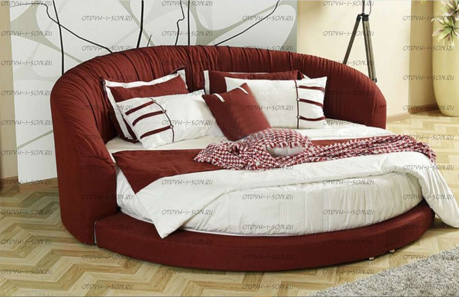 Кровать круглая Атланта 1089 б/о