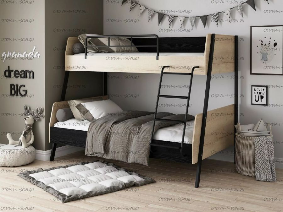 Кровать двухъярусная Дельта-Лофт-20.02.04