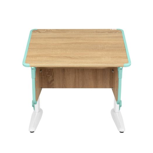 ДСУТ41-2-3 Растущая парта-трансформер одноместная  (ЛДСП дуб, опора белый)