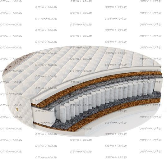 Матрас круглый Standard FOAM HARD TFK ДМ