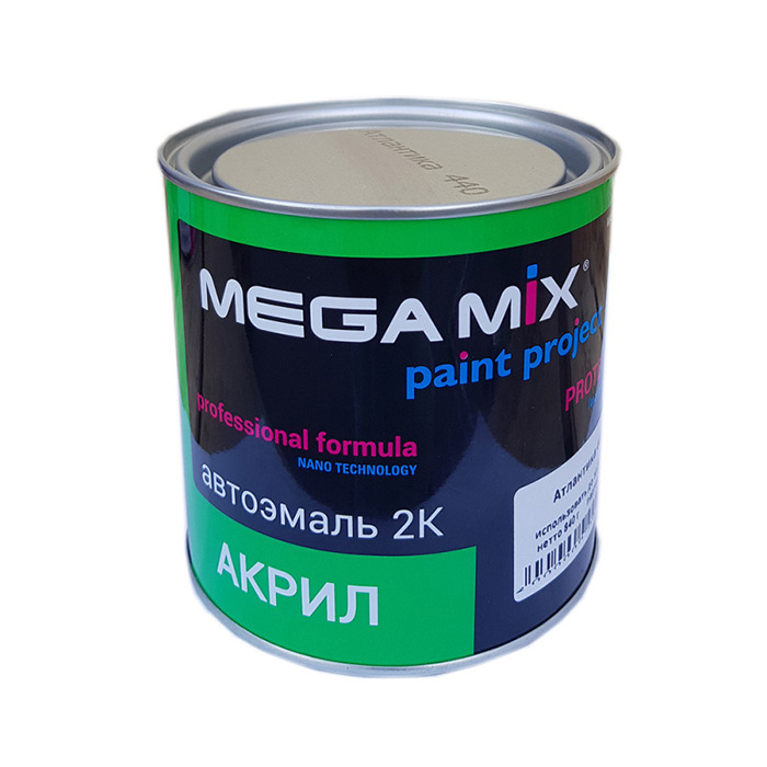 MegaMix Автоэмаль АК-1311 акриловая, 440 Атлантика, объем, 840мл.