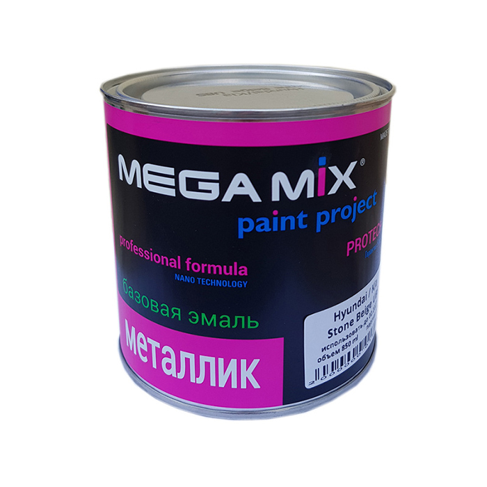 MegaMix Эмаль металлик, UBS Huyndai / Kia Stone Beige, объем 850мл.