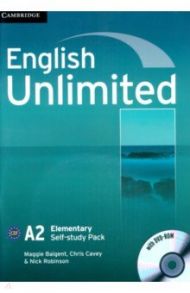 English Unlimited. Elementary. Self-study Pack. Workbook with DVD-ROM / Baigent Maggie, Robinson Nick, Cavey Chris