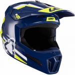 Leatt Moto 3.5 Junior V24 Blue детский шлем внедорожный