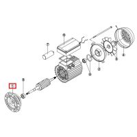 Передний фланец электродвигателя насоса TR/TT (MEC 63) Kripsol/Fiberpool