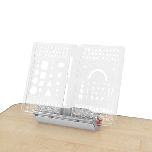 ДПДК01-3 Подставка-трафарет для книг (Красная)