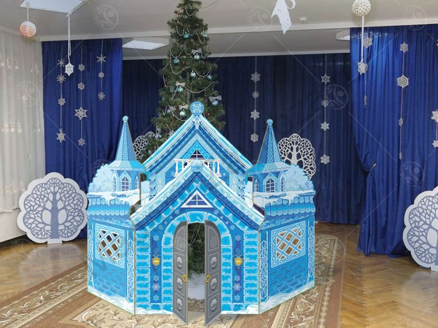 Театральная декорация "Замок" (зима-лето)