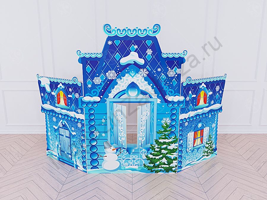 Театральная декорация "Замок зимний" (внутри-снаружи)