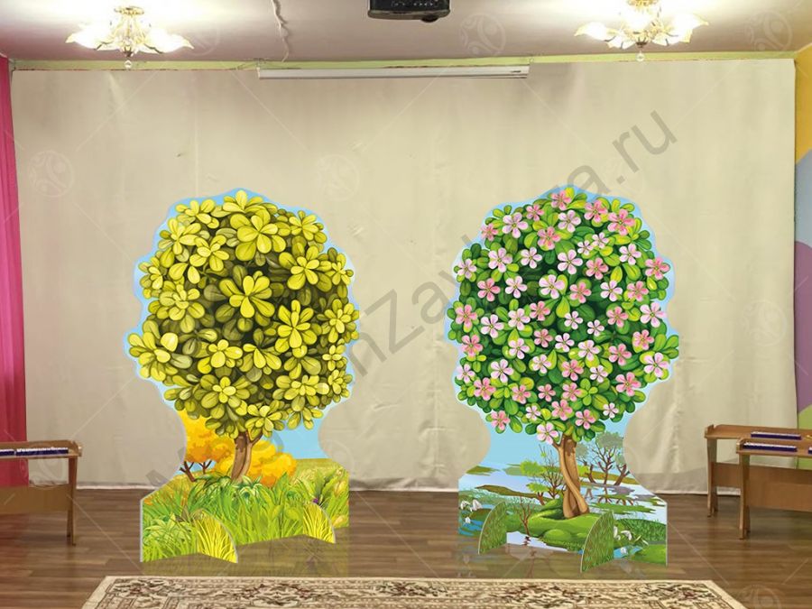 Театральная декорация "Сказочное дерево" (весна-осень)