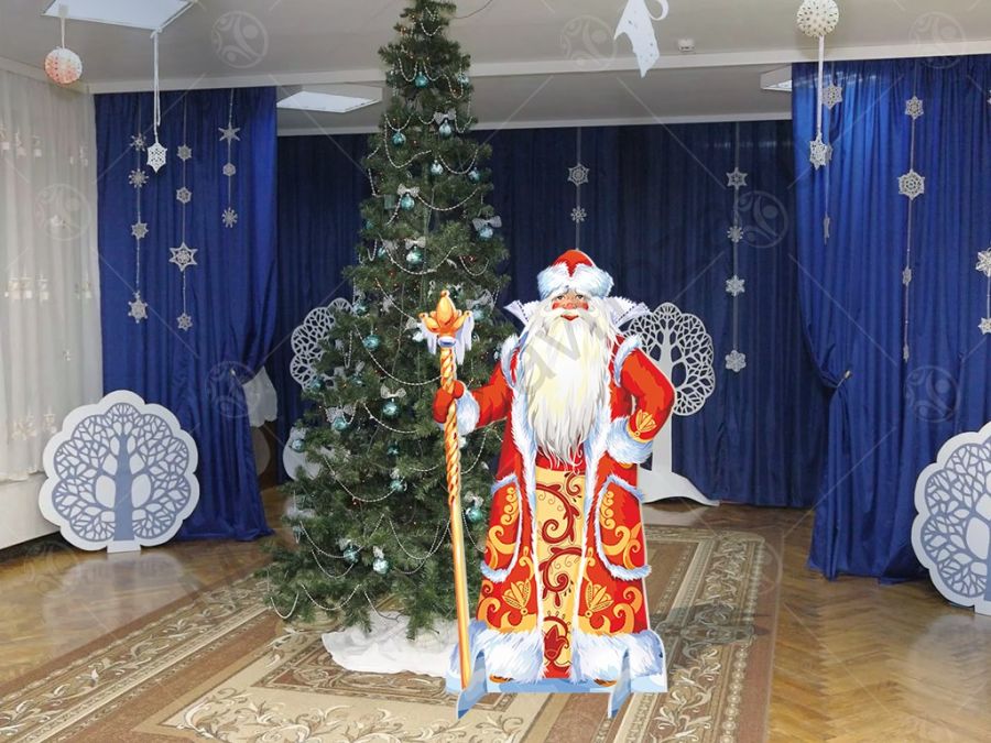 Театральная декорация "Дед Мороз Морозко"