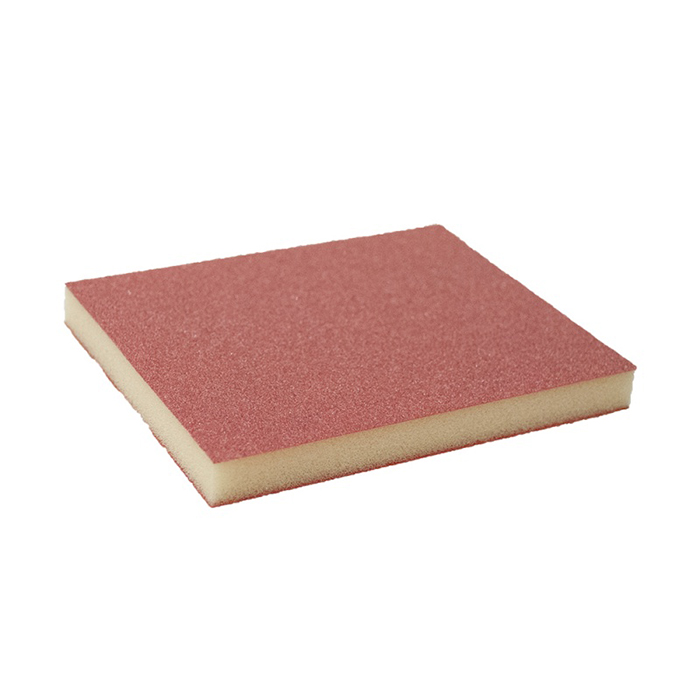 Kovax Абразивная губка 2х2 Fine, размер 123мм. x 98мм. x 13мм., Red