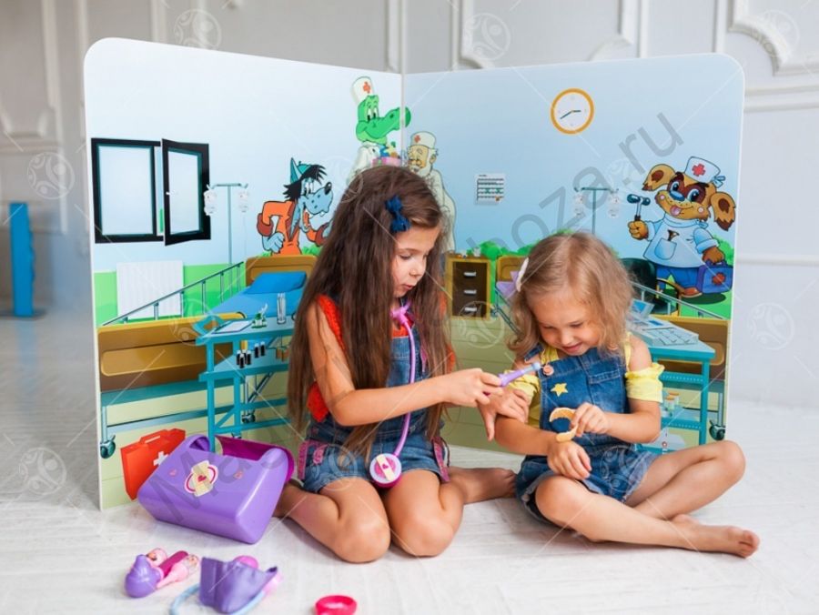 Напольная ширма (средняя группа) с выбором декораций