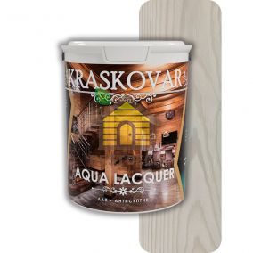 Лак-антисептик Kraskovar Aqua Lacquer для дерева и камня