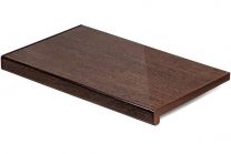 Подоконники "ПДК" цвет Темный дуб 250 мм