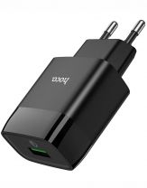 Зарядное устройство Hoco C72Q Glorious, 18W, черный