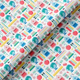 Хлопок - Рюкзачки и глобусы 25х75 см limit