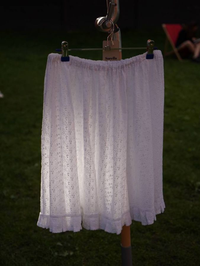 Подъюбник из хлопкового шитья