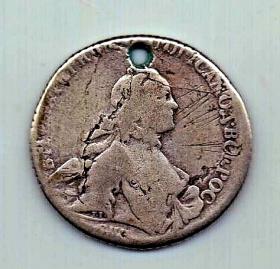 полтина 1762 СПБ Екатерина II Редкость R