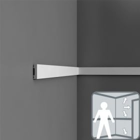Молдинг Гибкий Orac Decor SX162F Д200хШ1хВ4 см Лепнина из Дюрополимера / Орак Декор.