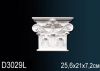 Капитель Пилястры Perfect D3029L 25.6x21x7.2 см /Перфект.