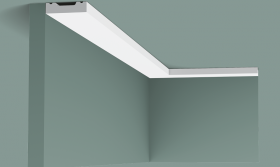 Карниз Гибкий Orac Decor SX162F Д200xШ1xВ4 см Лепнина из Дюрополимера / Орак Декор.