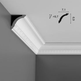 Карниз с Орнаментом Orac Decor CX101 Д200xШ7.1xВ6.9 см Лепнина из Дюрополимера / Орак Декор.