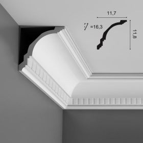 Карниз с Орнаментом Orac Decor CX107 Д200xШ11.7xВ11.8 см Лепнина из Дюрополимера / Орак Декор.
