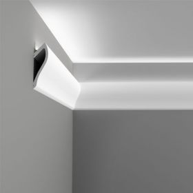 Карниз для Скрытого Освещения Orac Decor C371 Д200xШ5.8xВ18.5 см Лепнина из Полиуретана / Орак Декор.