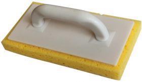 Терка Пластиковая с Основой из Желтой Поролоновой Губки Stmdecor RSL02A 28х14х2 см.