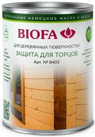Средство для Защиты Торцов Biofa 8403 10л Бесцветный Быстросохнущее / Биофа 8403.