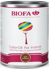 Цветное Масло для Интерьера Biofa Циннамон 8521-05 0.375л для Внутренних Работ / Биофа 8521-05.