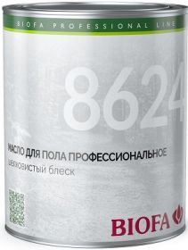 Масло для Пола Biofa 8624 2.5л Профессиональное, Шелковистый Блеск для Внутренних Работ / Биофа 8624.