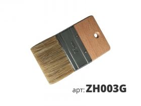 Декоративная Кисть Stmdecor Премиум ZH003G 75мм  Натуральная Щетина для Создания Эффектов.