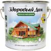Средство для Защиты Древесины Здоровый Дом 2.7л Тик, Алкидная для Внутренних и Наружных Работ.