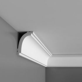 Карниз Гладкий Orac Decor CB523 Д200xШ4.4xВ5.9 см Лепнина из Дюрополимера / Орак Декор.