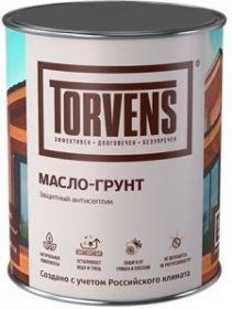 Масло-Грунт Torvens 5л Лен Защитный Антисептик  для Деревянных Фасадов / Торвинс.